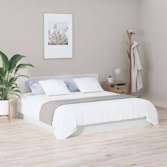 Tête de lit Blanc 200x1,5x80 cm Bois d'ingénierie