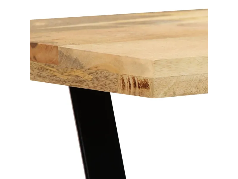 Banc 110 cm Bois de manguier massif