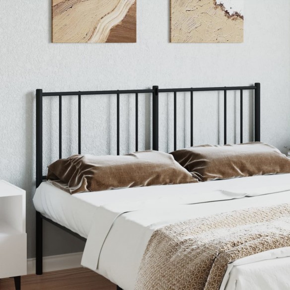 Tête de lit métal noir 150 cm