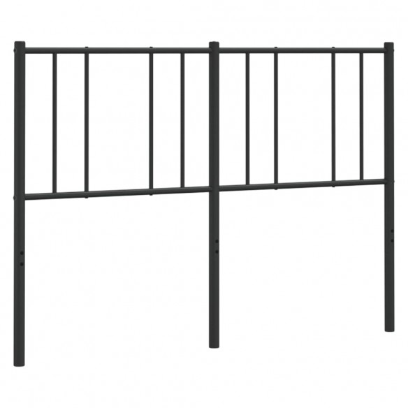 Tête de lit métal noir 150 cm