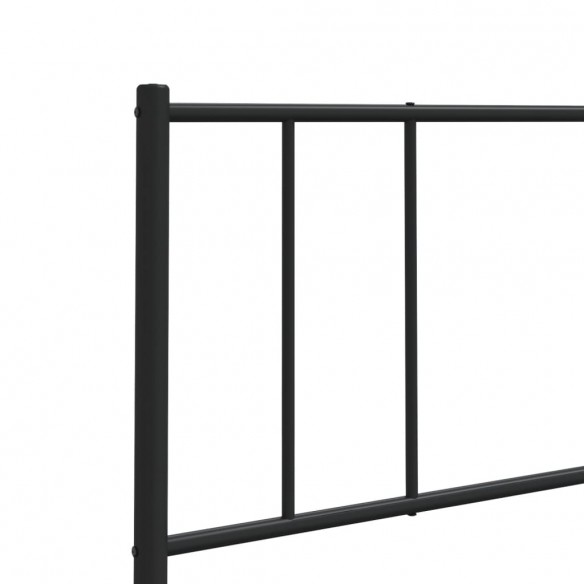 Tête de lit métal noir 150 cm