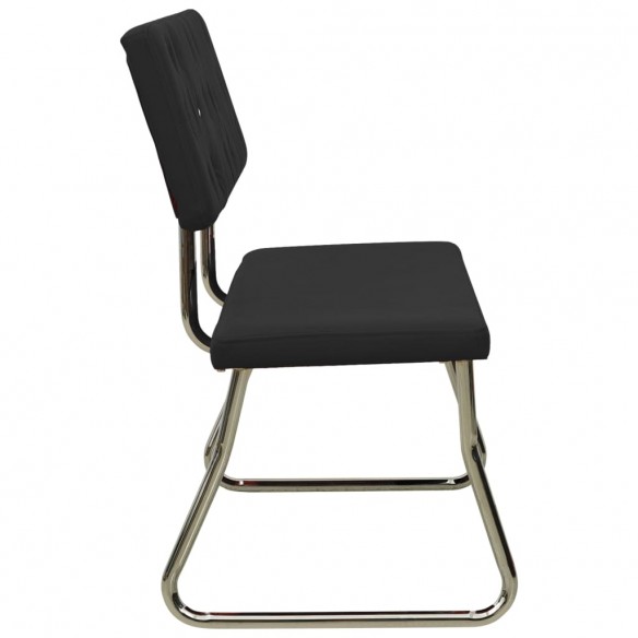 Banc 110 cm Noir Similicuir