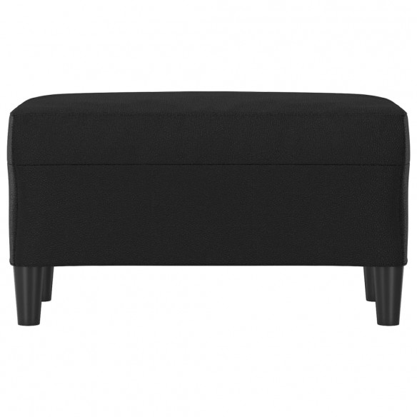 Banc Noir 70x35x41 cm Similicuir