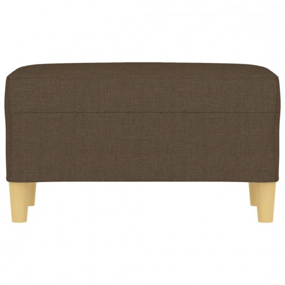 Banc Marron 70x35x41 cm Tissu