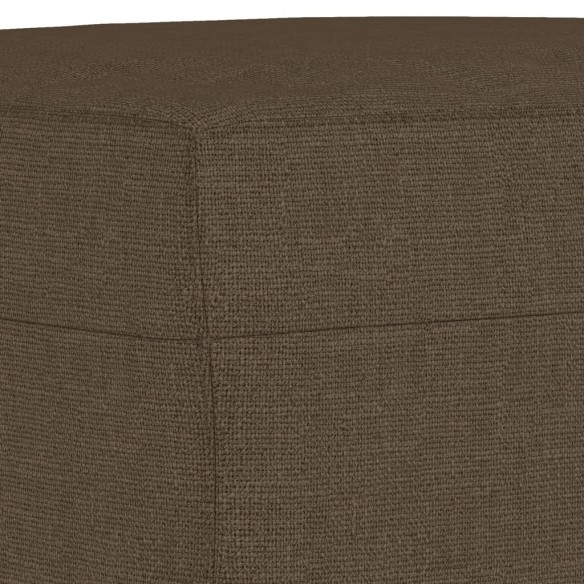 Banc Marron 70x35x41 cm Tissu