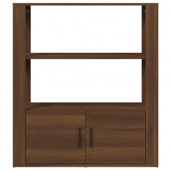 Buffet Chêne marron 80x30x90 cm Bois d'ingénierie