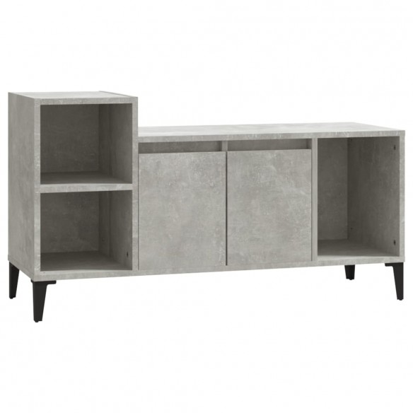 Meuble TV Gris béton 100x35x55 cm Bois d'ingénierie