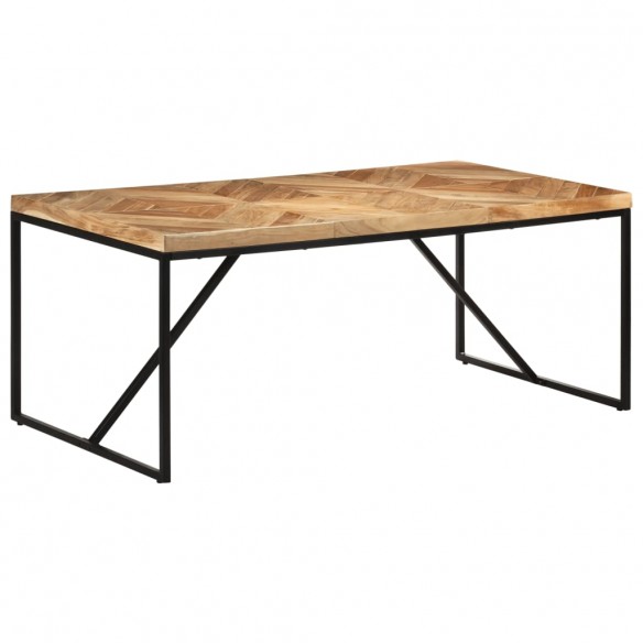 Table à dîner 180x90x76 cm Bois massif d'acacia et de manguier