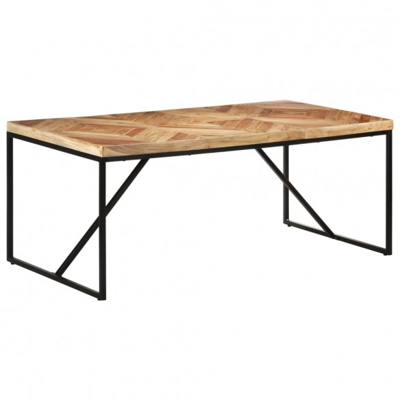 Table à dîner 180x90x76 cm Bois massif d'acacia et de manguier