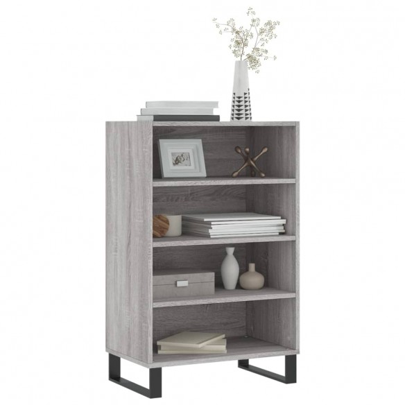 Buffet haut sonoma gris 57x35x90 cm bois d'ingénierie