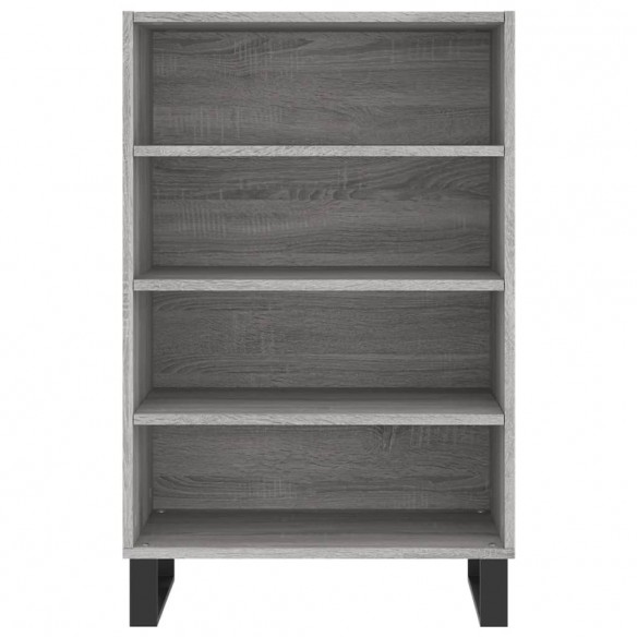 Buffet haut sonoma gris 57x35x90 cm bois d'ingénierie