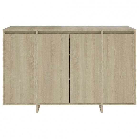 Buffet chêne sonoma 120x41x75 cm bois d'ingénierie