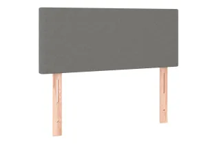 Tête de lit Gris foncé 90x5x78/88 cm Tissu 2