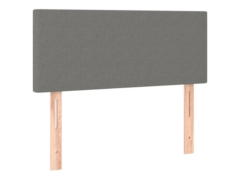 Tête de lit Gris foncé 90x5x78/88 cm Tissu