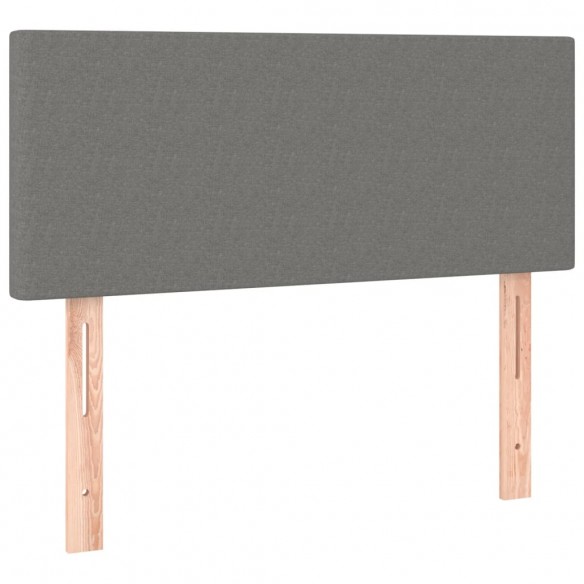 Tête de lit Gris foncé 90x5x78/88 cm Tissu