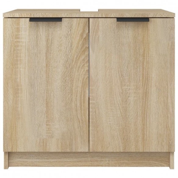 Armoire salle de bain Chêne sonoma 64,5x33,5x59 cm