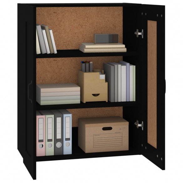 Armoire murale suspendue Noir 69,5x32,5x90 cm