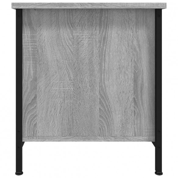 Meuble TV sonoma gris 100x40x45 cm bois d'ingénierie