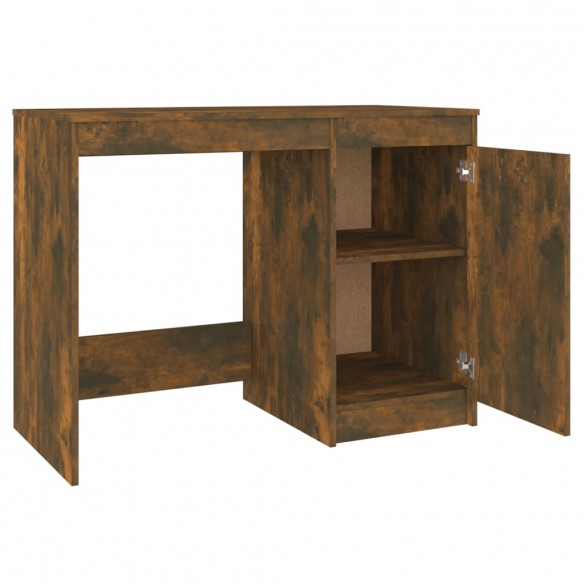 Bureau Chêne fumé 100x50x76 cm Bois d'ingénierie