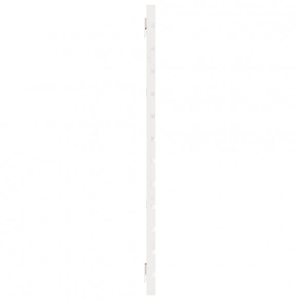 Tête de lit murale Blanc 186x3x91,5 cm Bois massif de pin