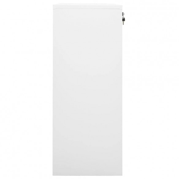 Armoire de bureau Blanc 90x40x102 cm Acier