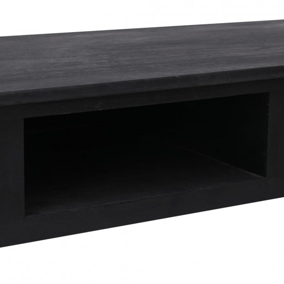 Table console Noir 110x45x76 cm Bois