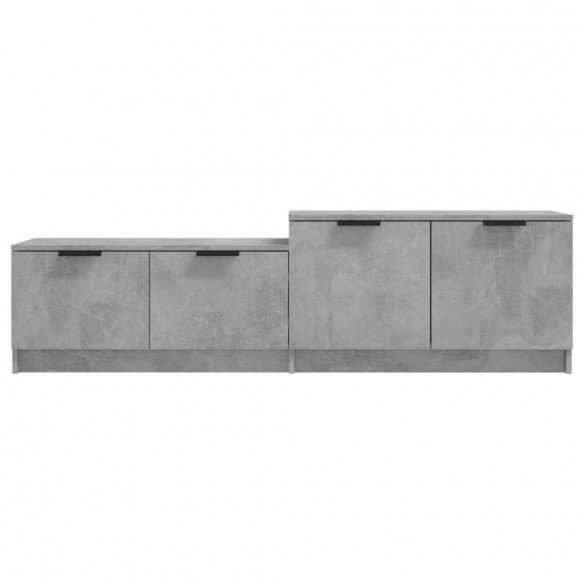 Meuble TV Gris béton 158,5x36x45 cm Bois d'ingénierie