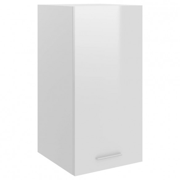 Armoire suspendue Blanc brillant 29,5x31x60 cm Aggloméré