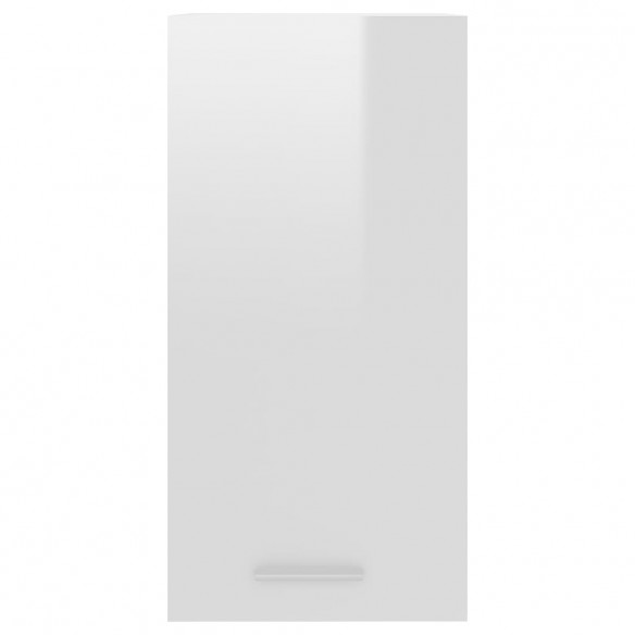 Armoire suspendue Blanc brillant 29,5x31x60 cm Aggloméré