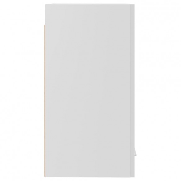 Armoire suspendue Blanc brillant 29,5x31x60 cm Aggloméré