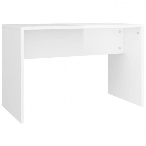 Ensemble de coiffeuse Blanc brillant 96x40x142 cm