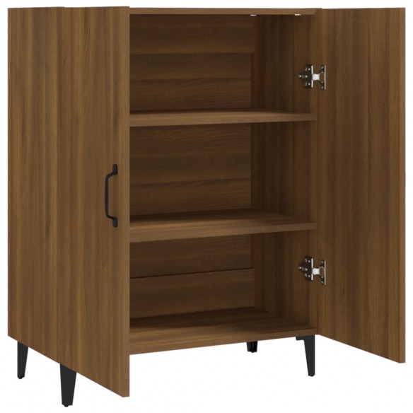 Buffet Chêne marron 70x34x90 cm Bois d'ingénierie