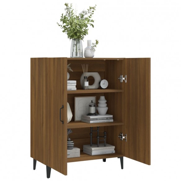 Buffet Chêne marron 70x34x90 cm Bois d'ingénierie