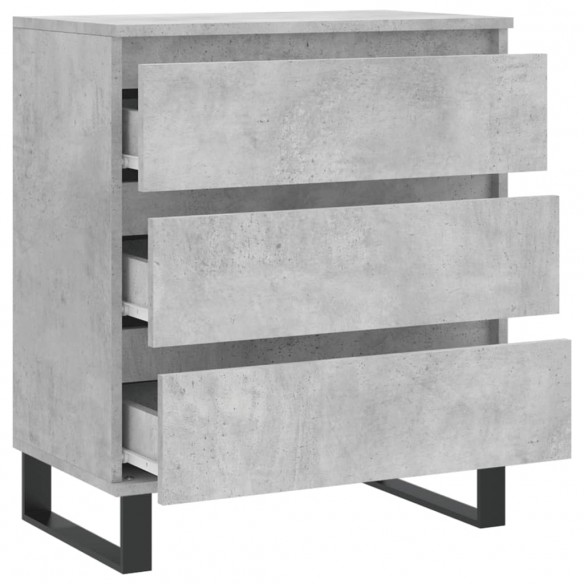 Buffet Gris béton 60x35x70 cm Bois d'ingénierie