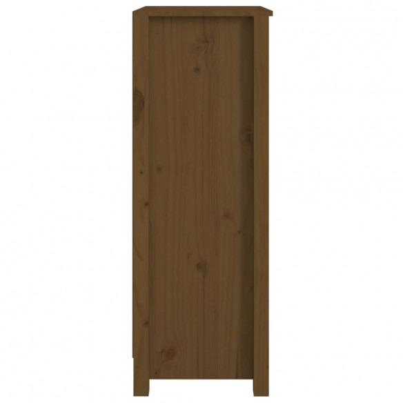 Bibliothèque Marron miel 50x35x97 cm Bois de pin massif