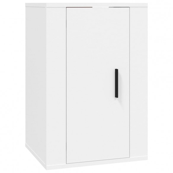 Ensemble de meubles TV 4 pcs Blanc Bois d'ingénierie