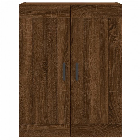 Armoires murales 2 pcs chêne marron bois d'ingénierie