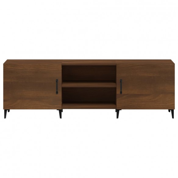 Meuble TV chêne marron 150x30x50 cm bois d'ingénierie