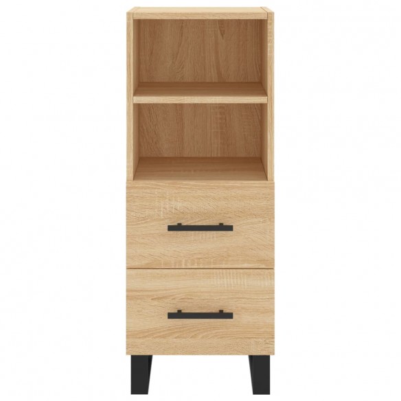 Buffet Chêne sonoma 34,5x34x90 cm Bois d'ingénierie