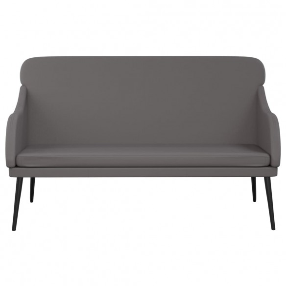 Banc Gris 110x76x80 cm Similicuir