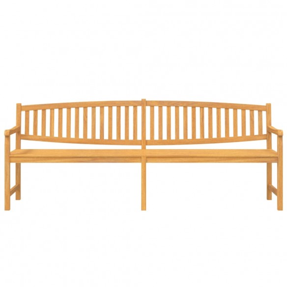 Banc de jardin 228x59,5x90 cm bois de teck solide