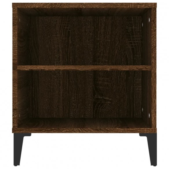 Meuble TV Chêne marron 102x44,5x50 cm Bois d'ingénierie