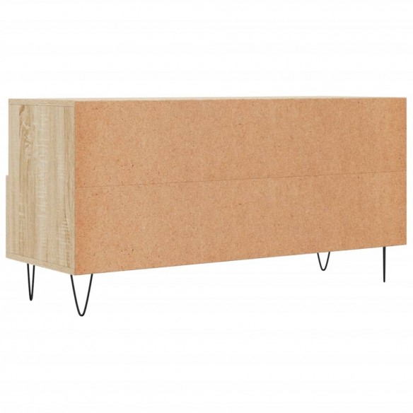 Meuble TV chêne sonoma 102x36x50 cm bois d'ingénierie