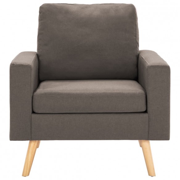 Fauteuil Taupe Tissu