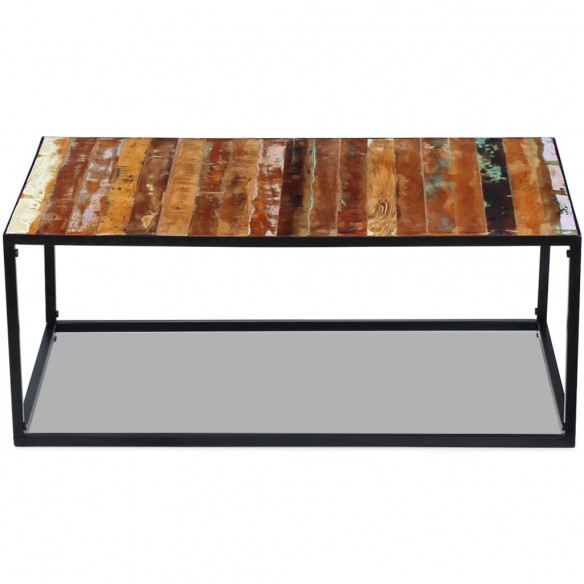 Table basse Bois de récupération massif 100 x 60 x 40 cm