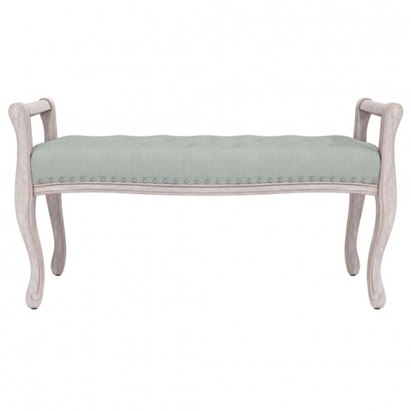 Banc Gris clair 110x45x60 cm Velours