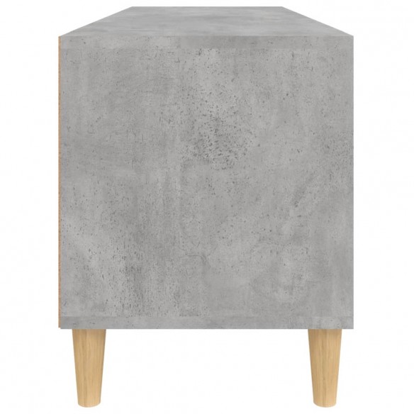 Meuble TV gris béton 100x34,5x44,5 cm bois d'ingénierie