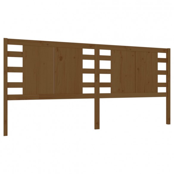 Tête de lit Marron miel 156x4x100 cm Bois massif de pin