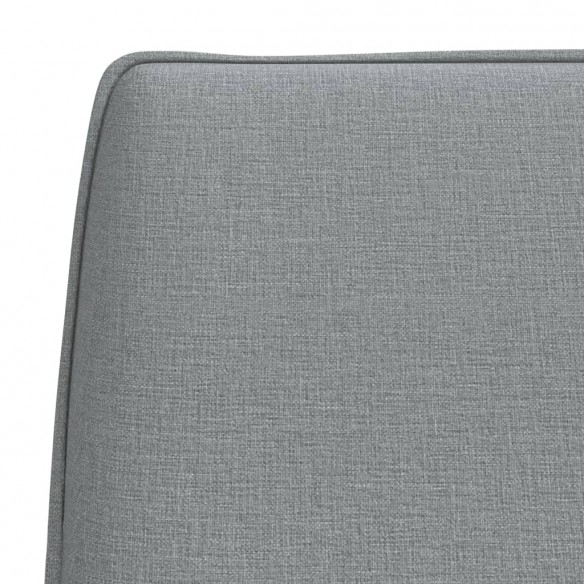 Banc Gris clair 100x75x76 cm Tissu