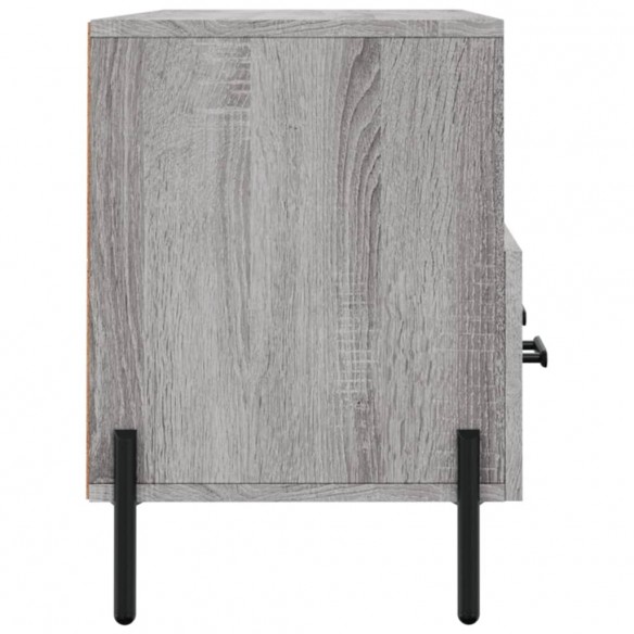 Meuble TV sonoma gris 102x36x50 cm bois d'ingénierie